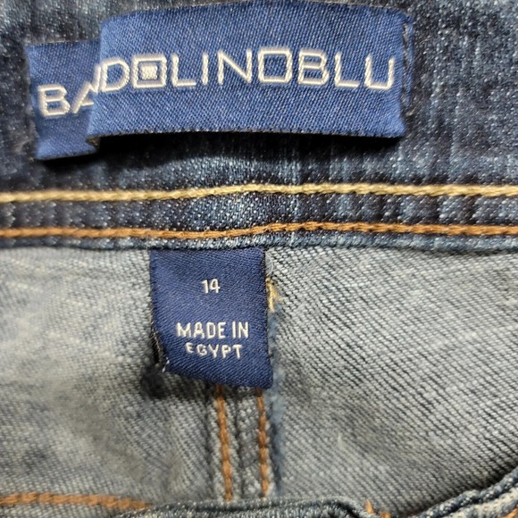 BandolinoBlu Jeans Womens 14 Blue Denim Straight Casual Pockets High Rise Flat - Picture 8 of 12